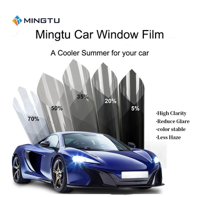 MINGTU UVTIN60 Μόνωση UV400 Ηλιακή ταινία με μονόχρωμο στυλ σχεδιασμού