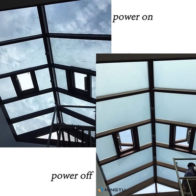 Πρότυπο πλάτος ≤14cm/14-18cm Mingtu Smart Film Switchable Control Window Privacy PDLC Film