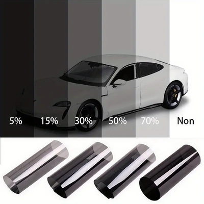 Mingtu ULTRA Light Black αυτοκόλλητη ταινία χρώματος αυτοκινήτων για αυτοκίνητα IRR 99% UVR 99,9%