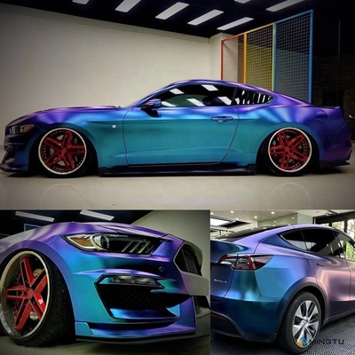 Mingtu Ultra Gloss Purple Vinyl Car Wrap Paint Replacement Film για λειτουργία κατά των γρατσουνιών