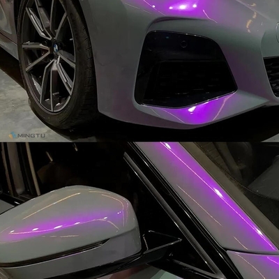 Τοποθεσία σώματος Mingtu Ultra Gloss Purple Vinyl Car Wrap με τεχνολογία Nano Air Release