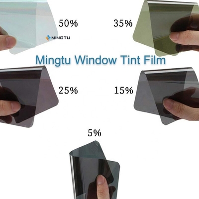 Αντικίτρινο Mingtu NX50 VLT50% Φώτα αυτοκινήτου Διακόσμηση φώτων αυτοκινήτου PVC Διαφανής ταινία κεφαλής λάμπας