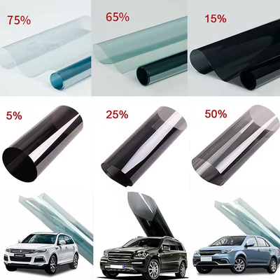 ΠΕΤ ανακλαστικό 13% Mingtu Ηλιακό χρώμα γυαλί παράθυρο αυτοκινήτου Φιλμ για ανθεκτική στη θερμότητα
